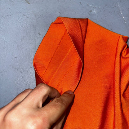 Nike Tiger Woods Polo Shirt Mens L Golf TW Performance Sun Orange VTG 90s Y2K