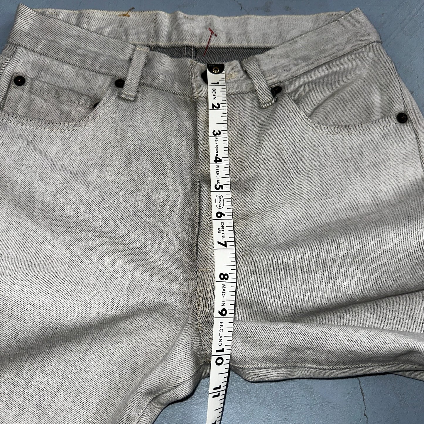 Levis 501 Vintage 80s USA XX Straight Leg Jeans Gray Light Wash 28x32 Act 27x31