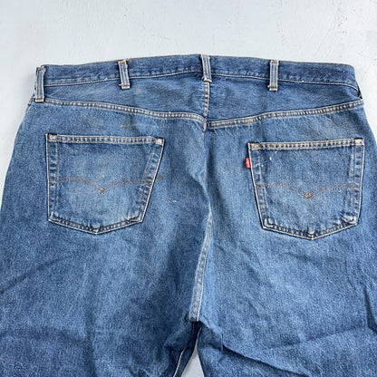 Levis 501 Vintage 80s Redline Selvedge USA XX Jeans Med Wash 48x30 Act 44x25