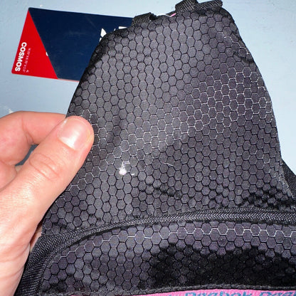 REEBOK Cosmos Crossbody Sling Bag Back Pack Black Pink Lightweight NWT