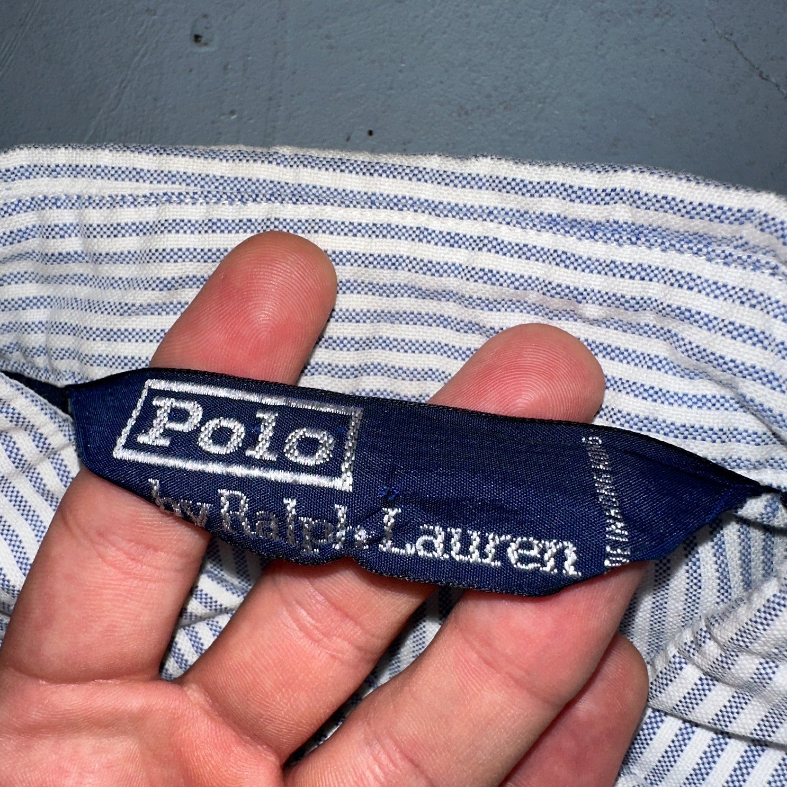 Polo By Ralph Lauren VTG 90s Harrington Jacket Hickory Stripe Workwear Ricky