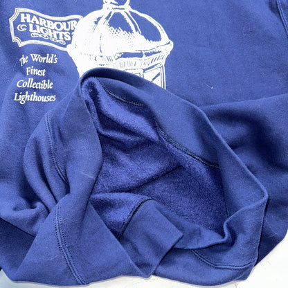 Oneita Sweatshirt XL VTG Crewneck Sweat Harbour Lights Lighthouse USA 90s Lot 2