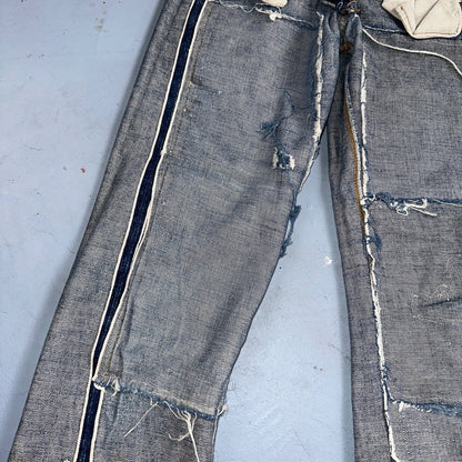 Levis 501 Big E Vintage 60s Redline Selvedge USA XX 1960s Jeans 66 Act 26x25