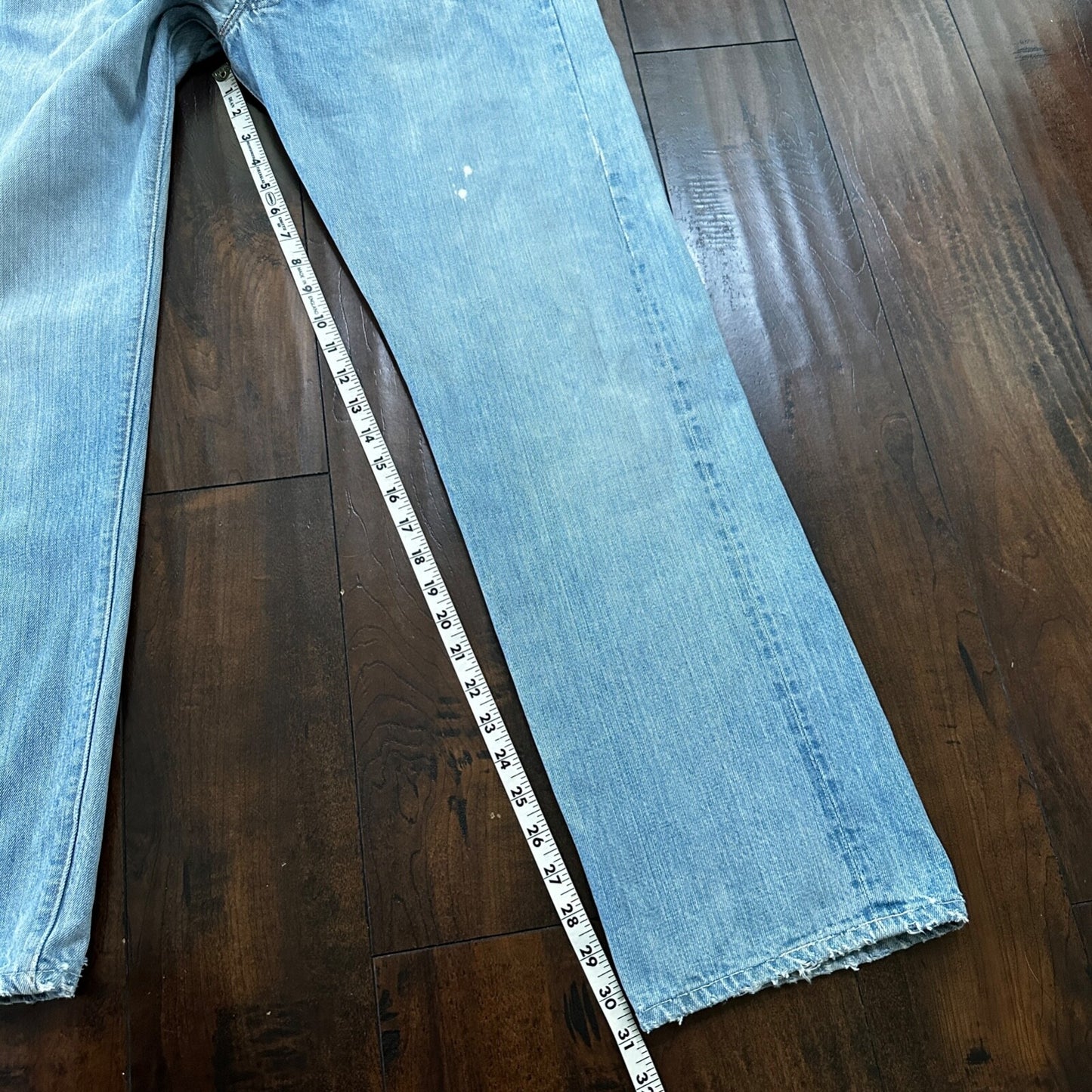 Vintage LEVIS 501XX Jeans Big E 1960s Denim Redline Selvedge 33x31 USA 60s 66