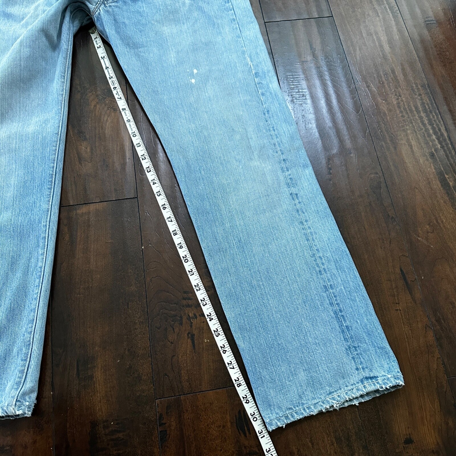 Vintage LEVIS 501XX Jeans Big E 1960s Denim Redline Selvedge 33x31 USA 60s 66