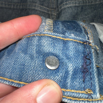 Levis 646 Vintage 70s USA Orange Tab Bootcut Flare Blue Bell Bottom Jeans 34x31