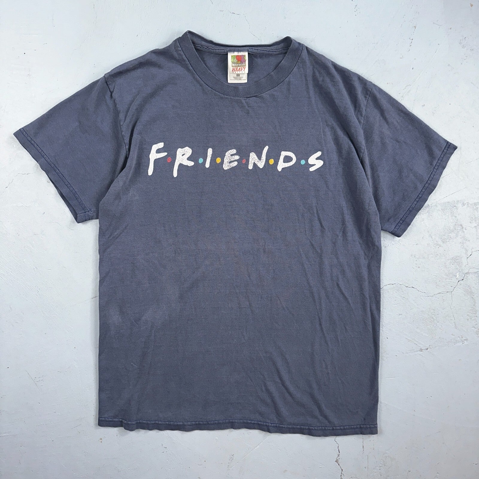 Friends 90s Promo VTG T Shirt TV Show Y2K FOTL Simple Title Screen Logo Sitcom