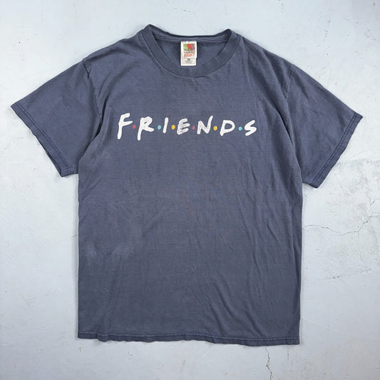 Friends 90s Promo VTG T Shirt TV Show Y2K FOTL Simple Title Screen Logo Sitcom