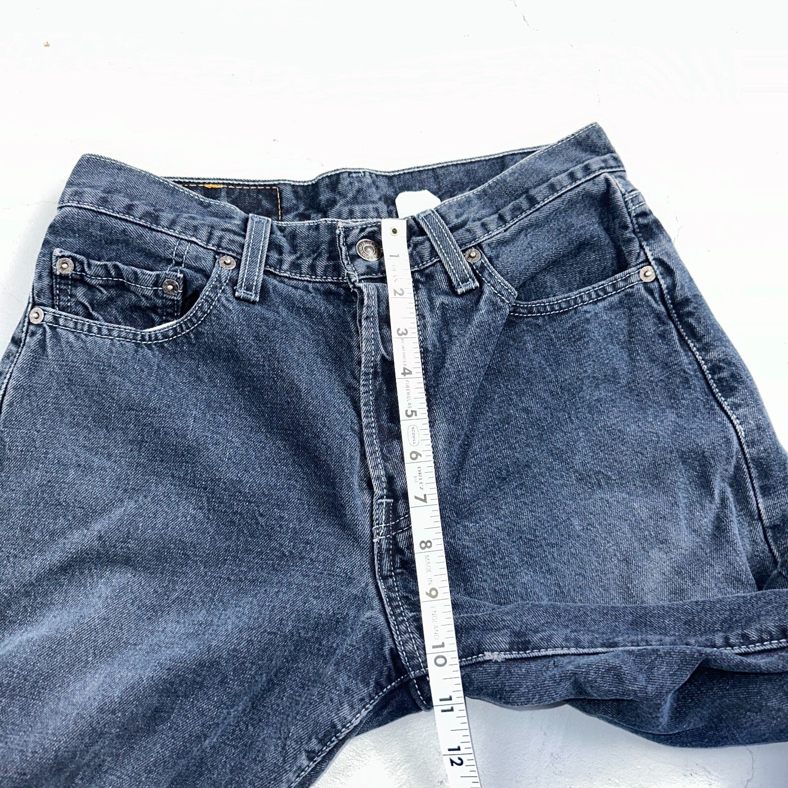 Levis 501 Vintage 90s Mexico Straight Leg Jeans 29x32 Y2K Dark Wash Act 28x31