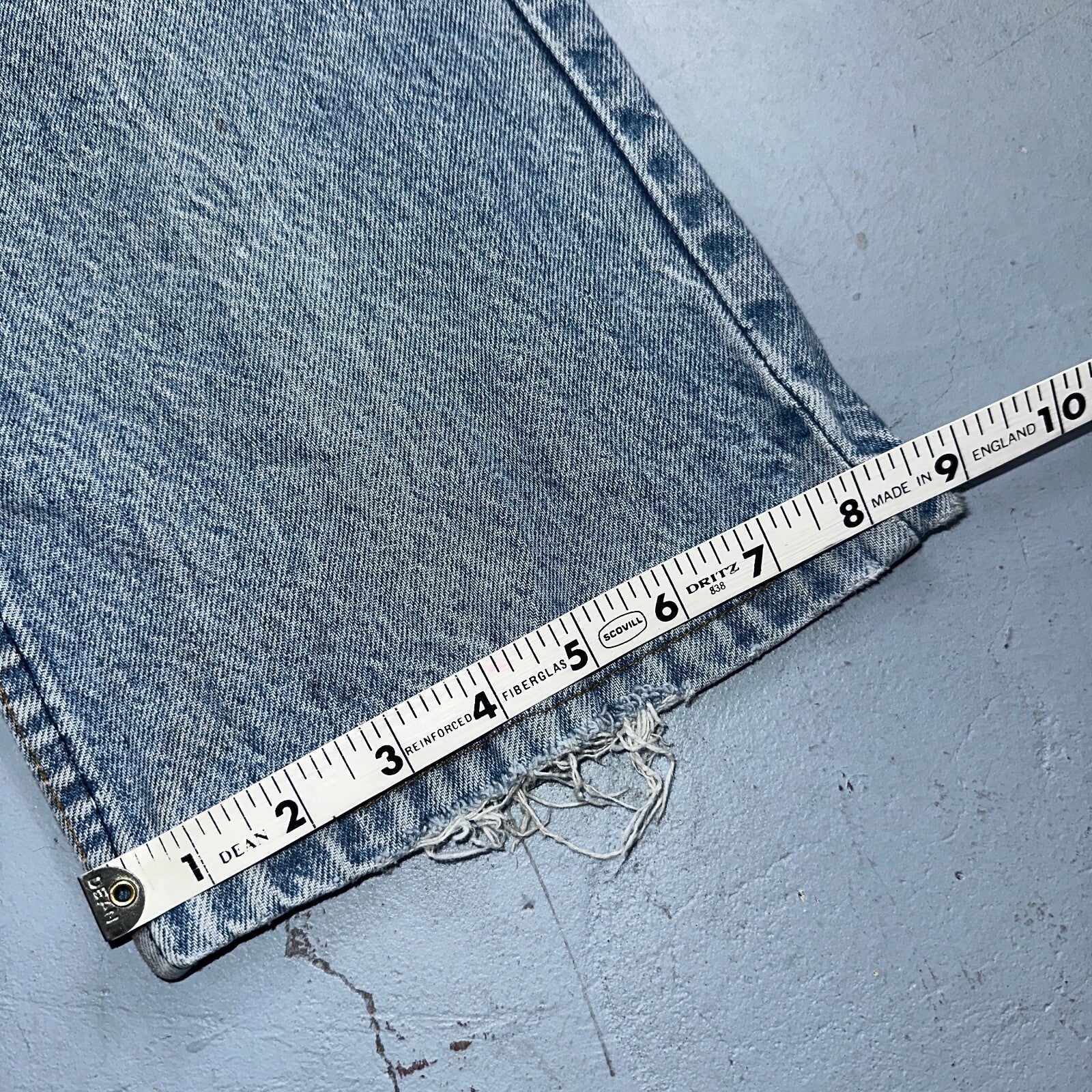 Levis 517 Vintage 80s USA Orange Tab Bootcut Flare Blue Jeans Talon Act 29x28