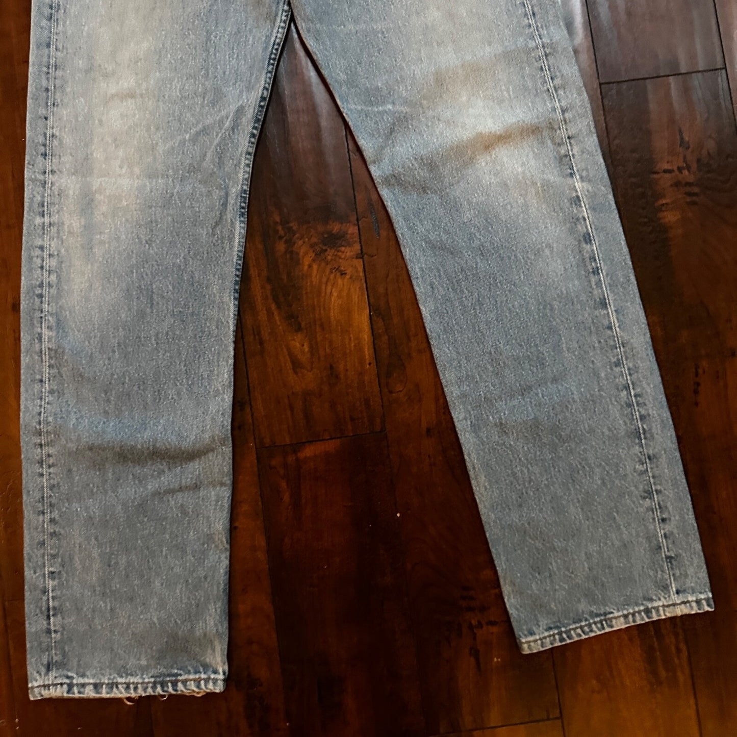 Levis 501 Vintage Y2K Straight Leg XX 2000s Jeans 36x34 Light Wash Act 33x33