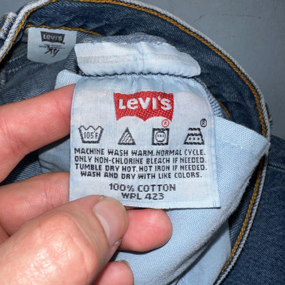 Levis 501 Vintage 90s Mexico XX Straight Leg Jeans 29x32 Y2K Med Wash Act 27x30