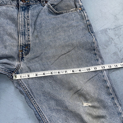 Levis 505 Vintage 90s Mexico Orange Tab Jeans 38x32 Blue Light Wash Act 36x30