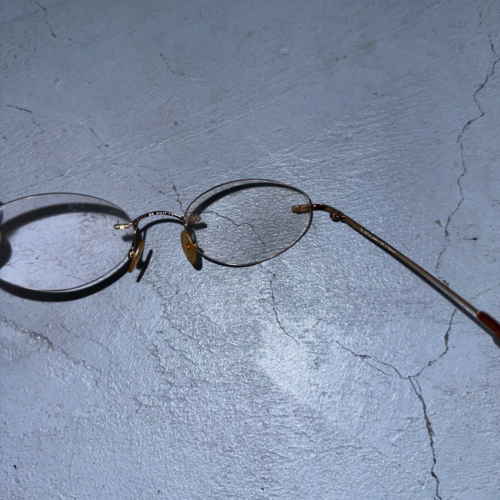 Safilo Design SD 3100 RX500 Eyeglasses Frames Rimless Titanium Gold 00-17-135