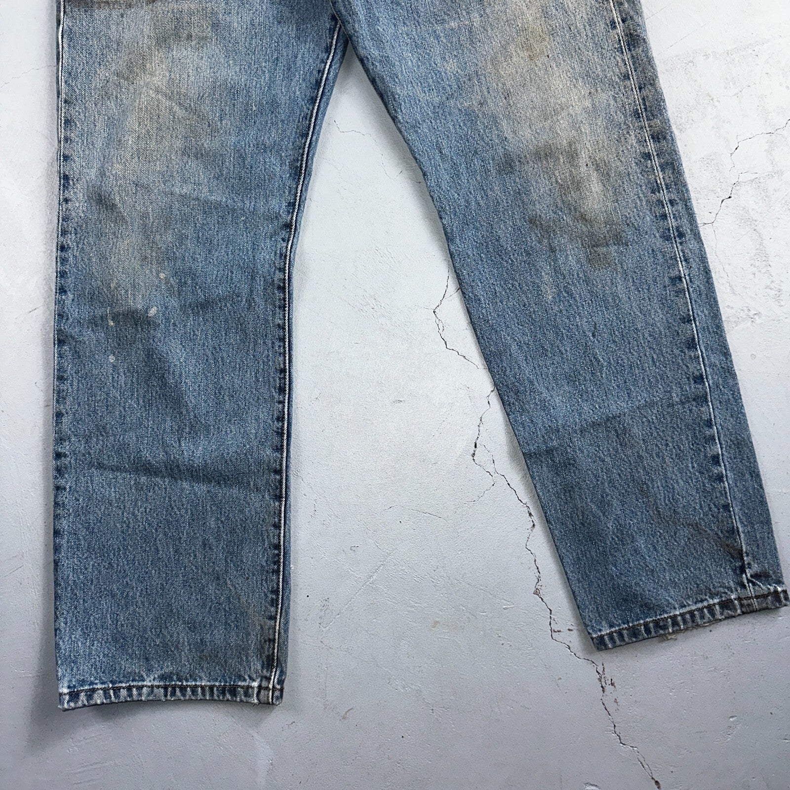Levis 501 Vintage Y2K XX Straight Leg Jeans Blue Med Wash 34x30 Act 32x28