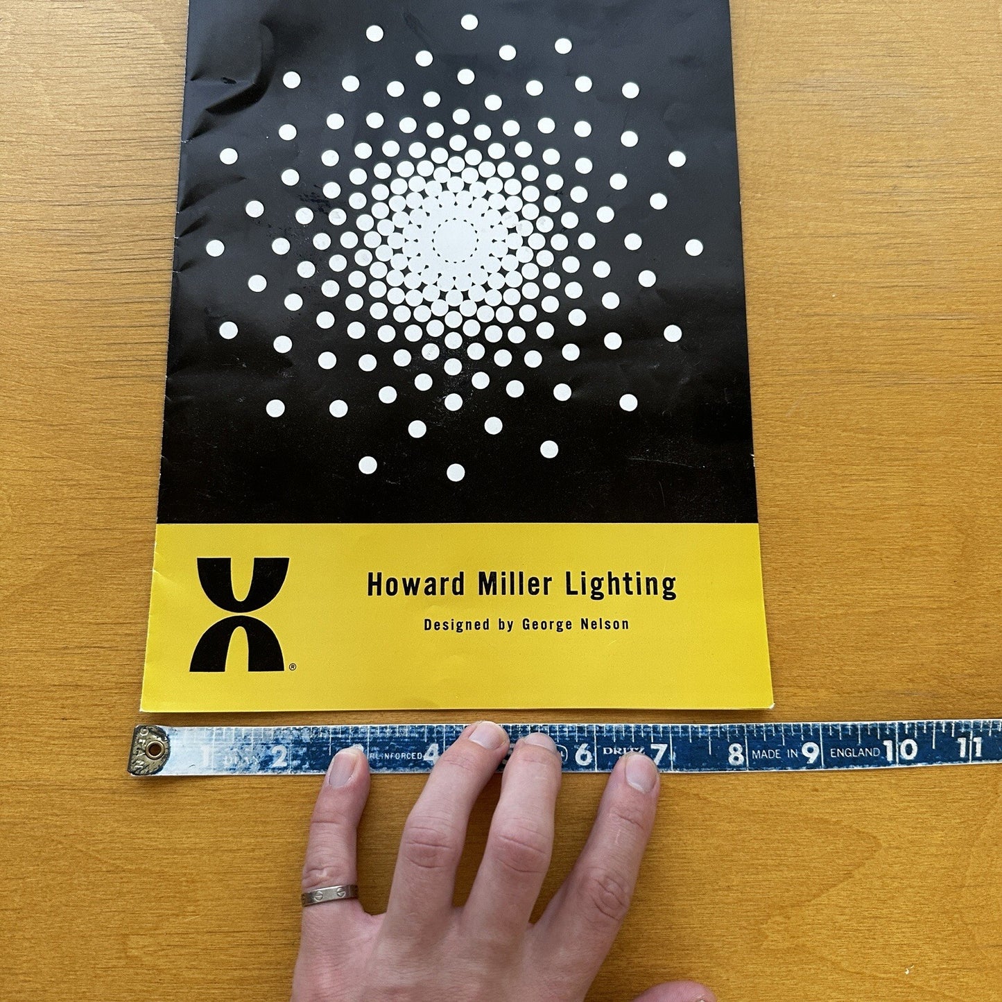 George Nelson Howard Miller Lighting Advertisement Print 1950s 50s Bubble Ad