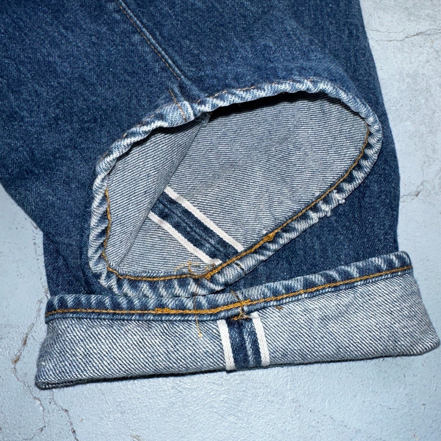 Levis 501 Vintage 80s Redline Selvedge USA XX Jeans Med Wash 27x32 Act 24x28