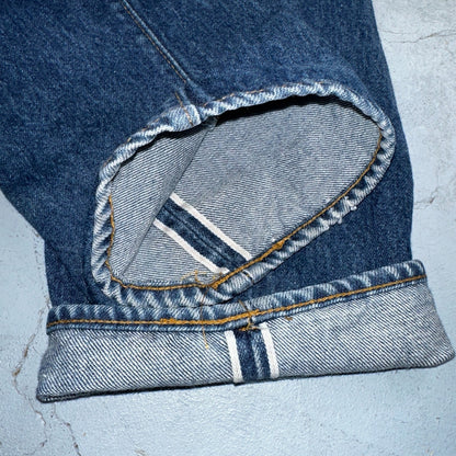 Levis 501 Vintage 80s Redline Selvedge USA XX Jeans Med Wash 27x32 Act 24x28