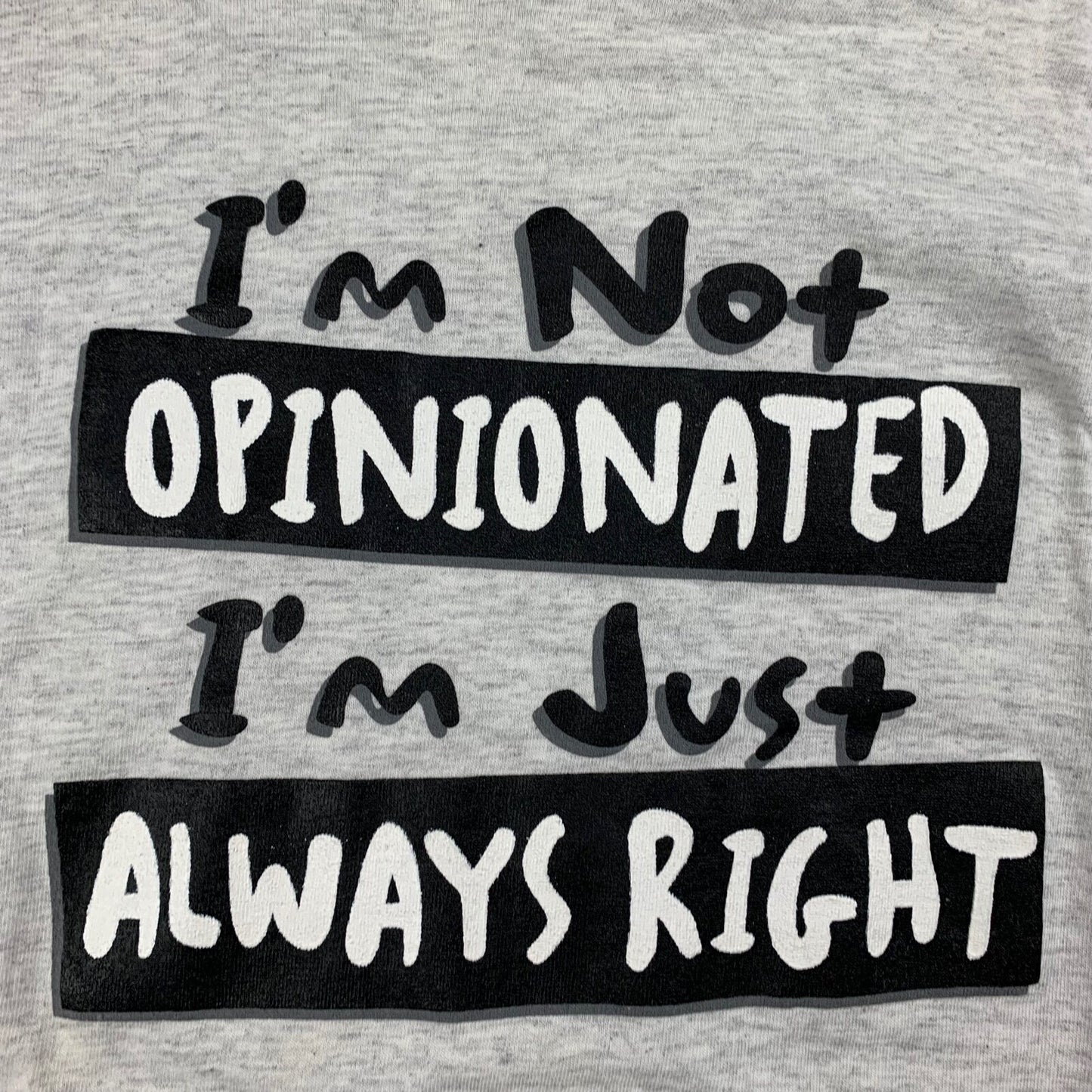 Funny  Men Always Right Humor Vintage T Shirt Opinionated Adult Dark Cool Y2K