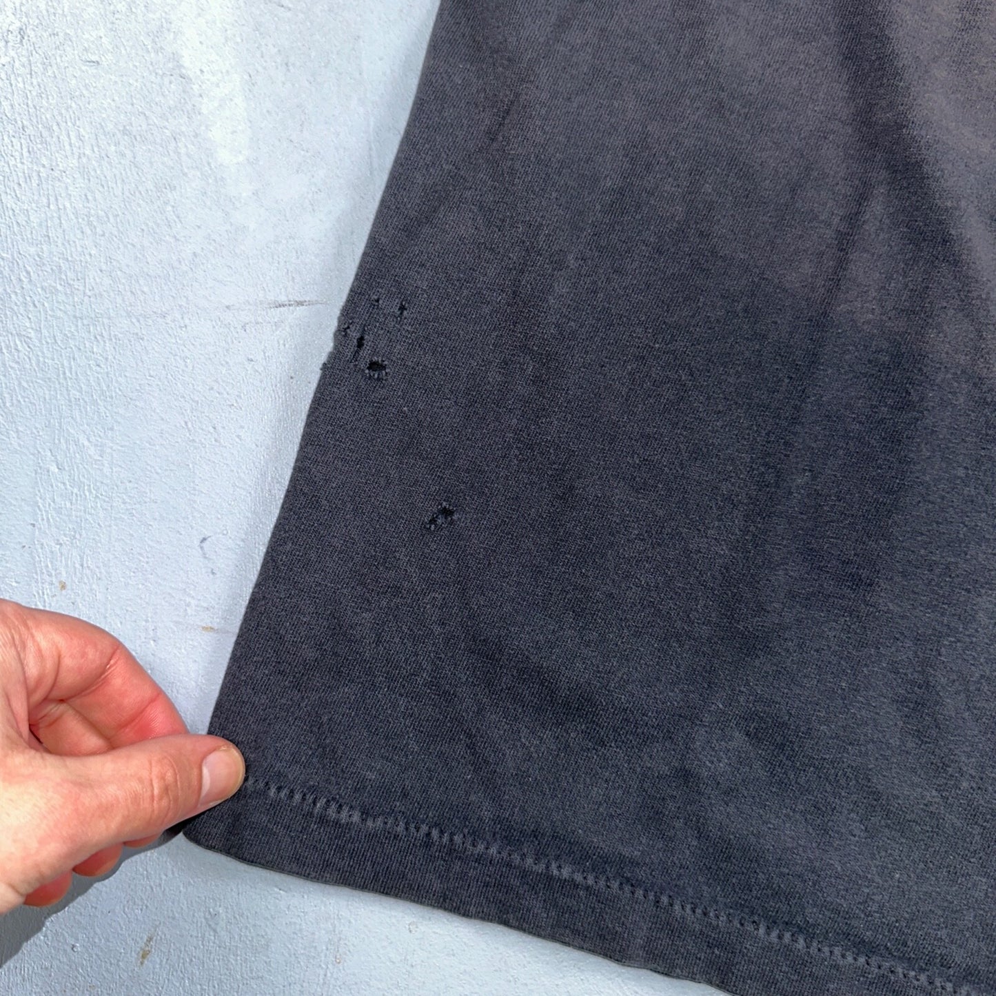 Denneys Til Dawn 90s VTG T Shirt Funny Owl Life Too Short Sleep Joke Text Faded