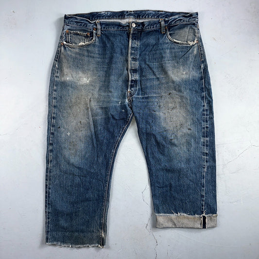 Levis 501 Vintage 70s SS Redline Selvedge USA XX Jeans Med Wash 48x30 Act 44x24