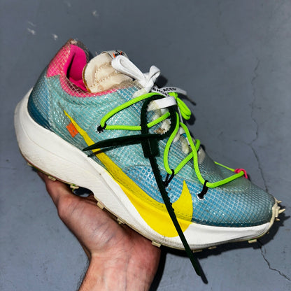 Nike Size 9W 7.5M Off White Virgil Abloh Vapor Street Polarized Blue CD8178-400