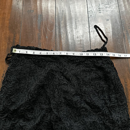 1960’s VTG Wool Cardigan Coltalia Imports Black Women’s Rockabilly 60s Skirt