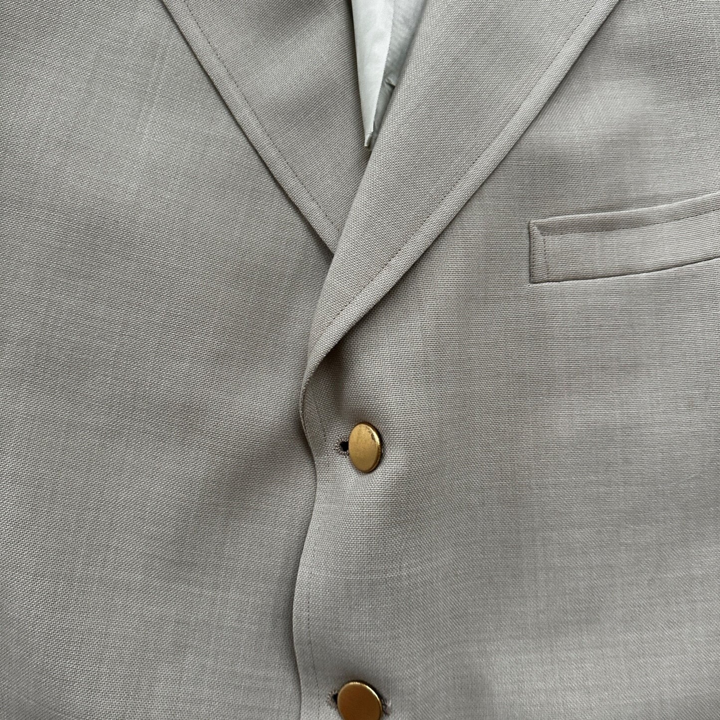 VTG Union Sport Coat Mens 42 Johnson Blazer Button Cricketer 70s 1970s Tan