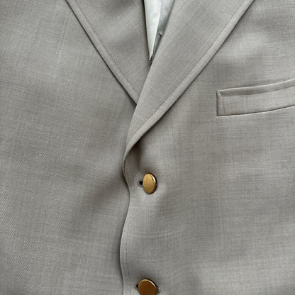 VTG Union Sport Coat Mens 42 Johnson Blazer Button Cricketer 70s 1970s Tan