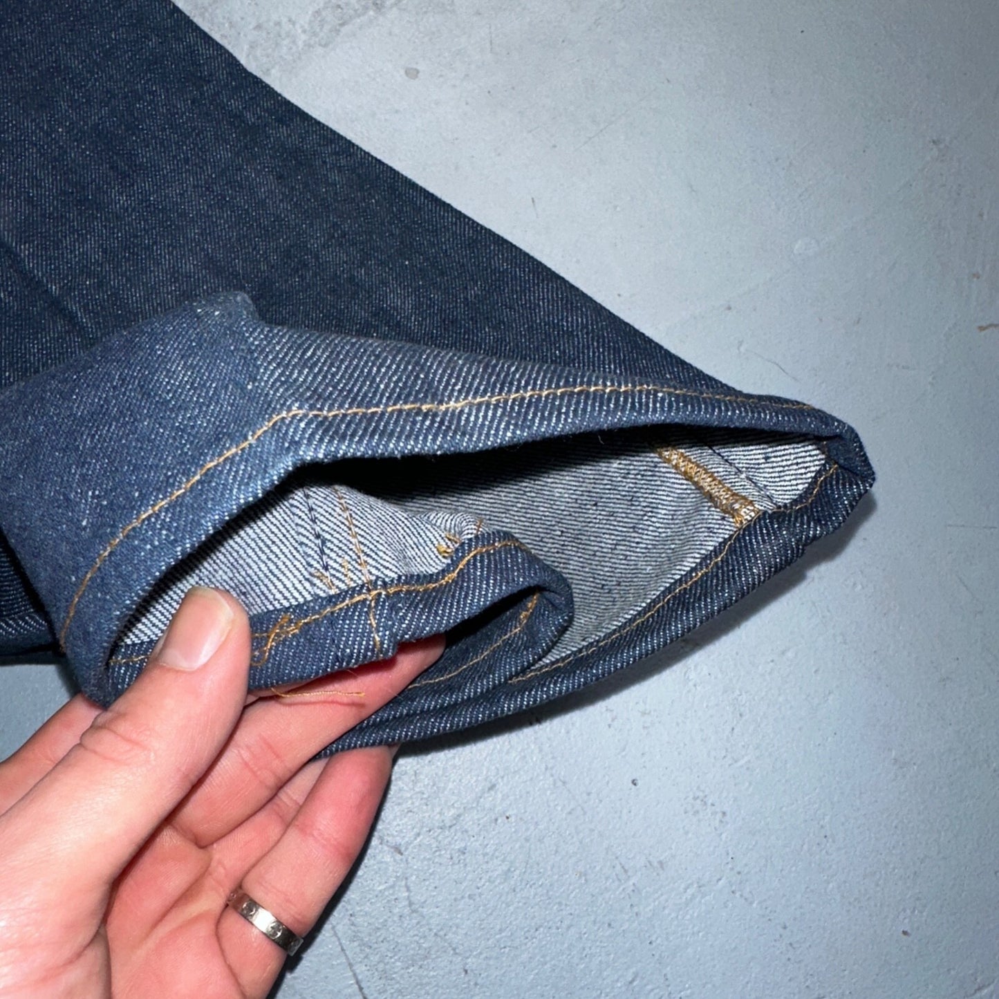 Levis 646 Deadstock 70s USA Orange Tab Bootcut Flare Bell Bottom NOS Jeans 34x31