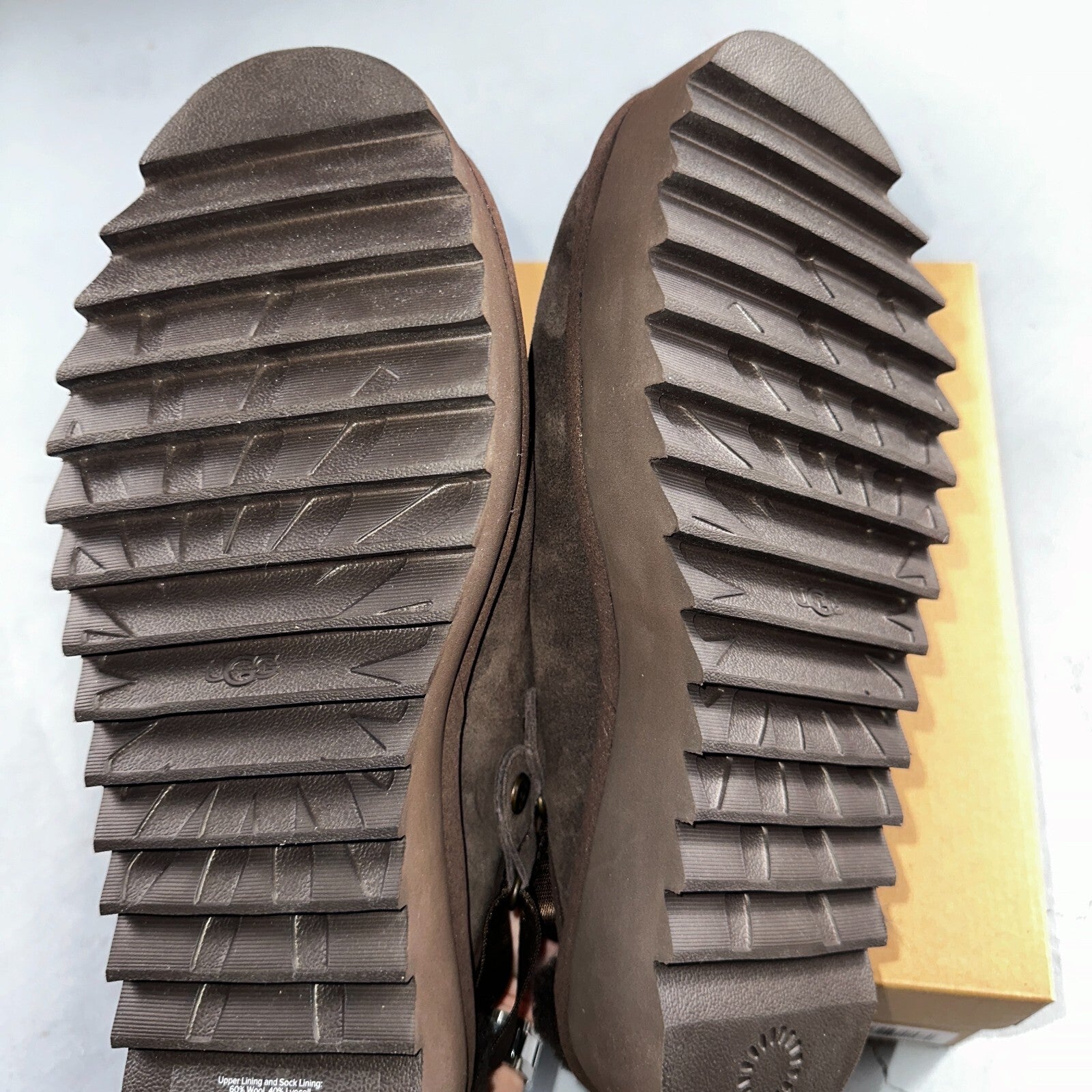 Ugg Australia Womens  Lanah Clog Platform Slipper Size 10 NIB Brown Chocolate