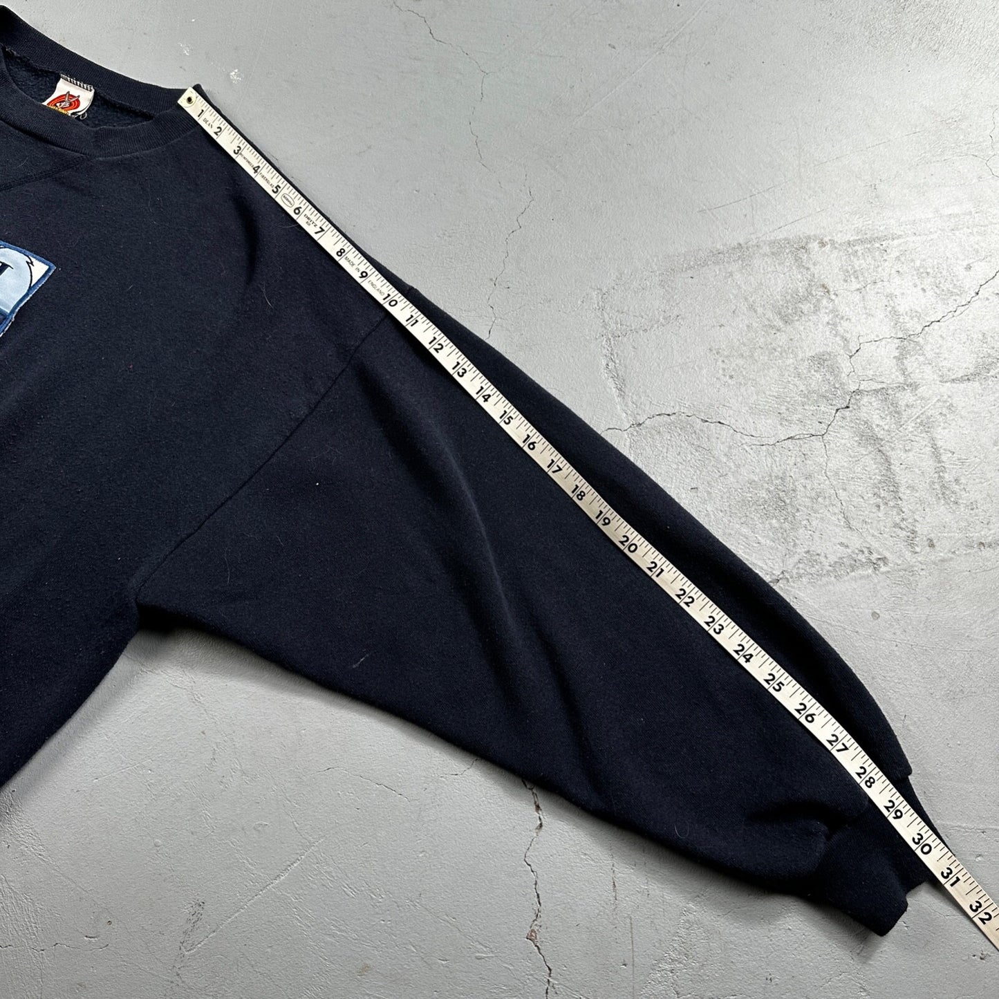 Looney Tunes TAZ 90s USA Sweatshirt VTG Crewneck XL Navy Cartoon Bugs Bunny