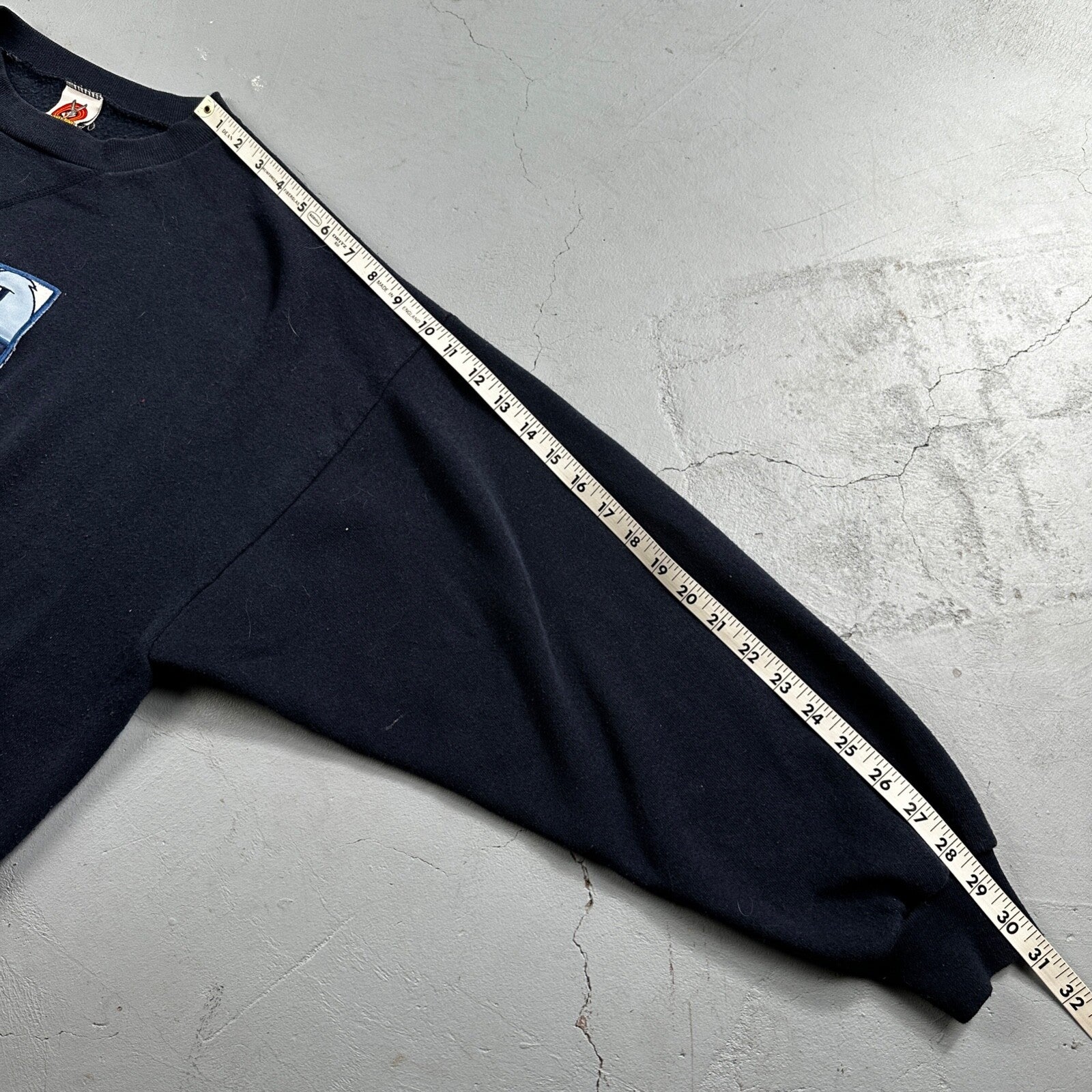 Looney Tunes TAZ 90s USA Sweatshirt VTG Crewneck XL Navy Cartoon Bugs Bunny