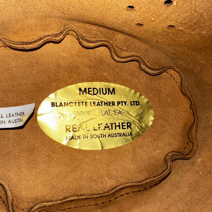 Vintage Walkabout Suede Hat Size Medium South Australia Real Leather Blanctete