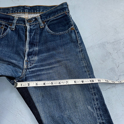 Levis 501 Big E Vintage 60s Redline Selvedge USA XX 1960s Jeans 66 Act 26x24