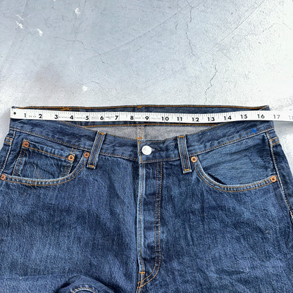 Levis 501 Vintage Y2K XX Straight Leg Jeans Blue Med Wash 34x32 Act 33x29