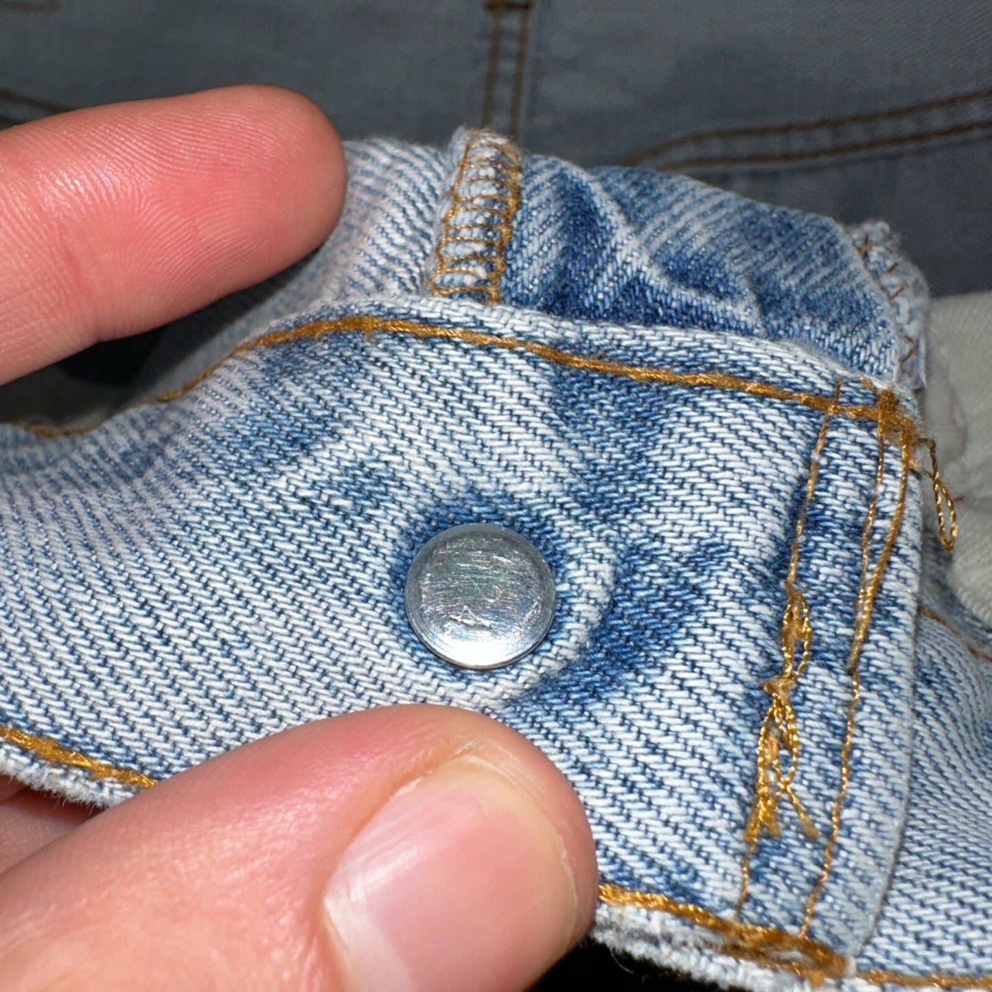 Levis 501 Vintage 80s Redline Selvedge USA XX Jeans Light Wash 36x31 Act 34x27