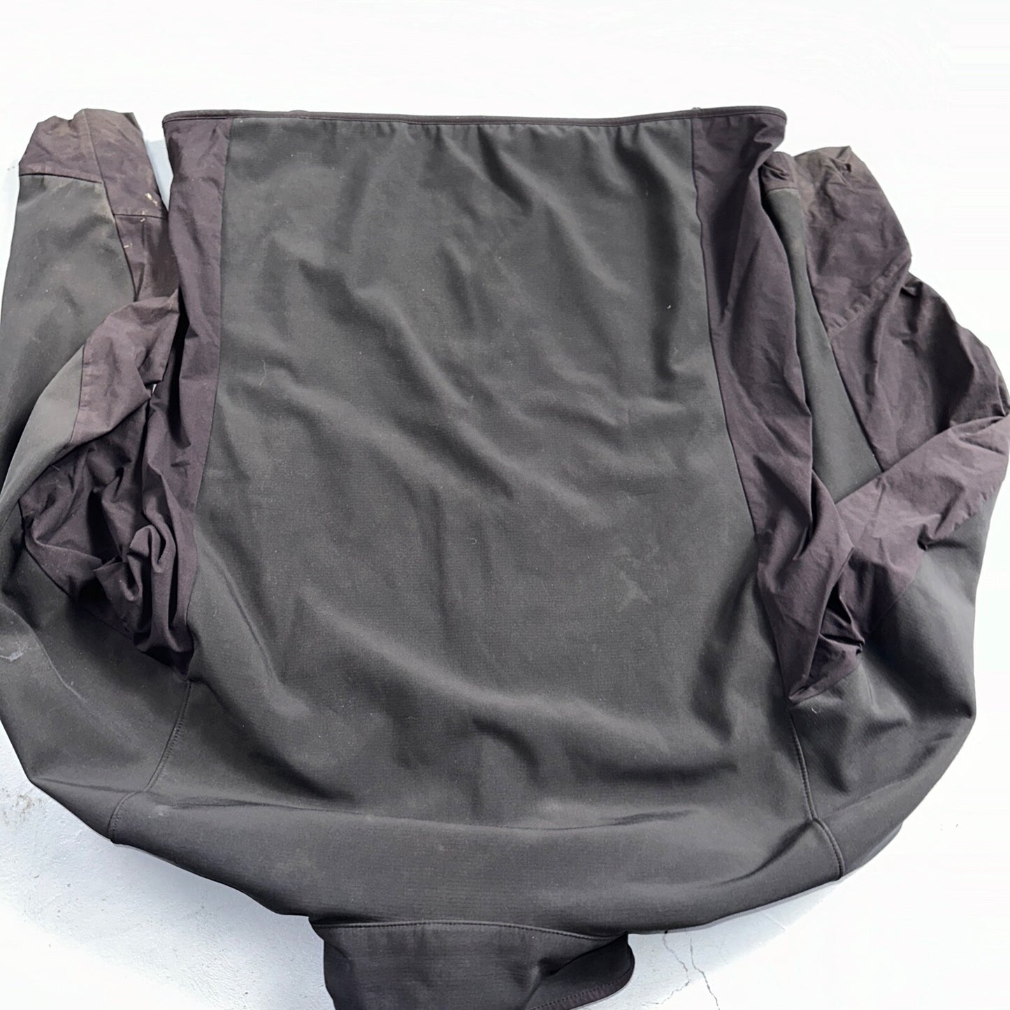 Patagonia Men’s L Black Adze Polartec Hybrid Jacket Coat Company Logo Full Zip