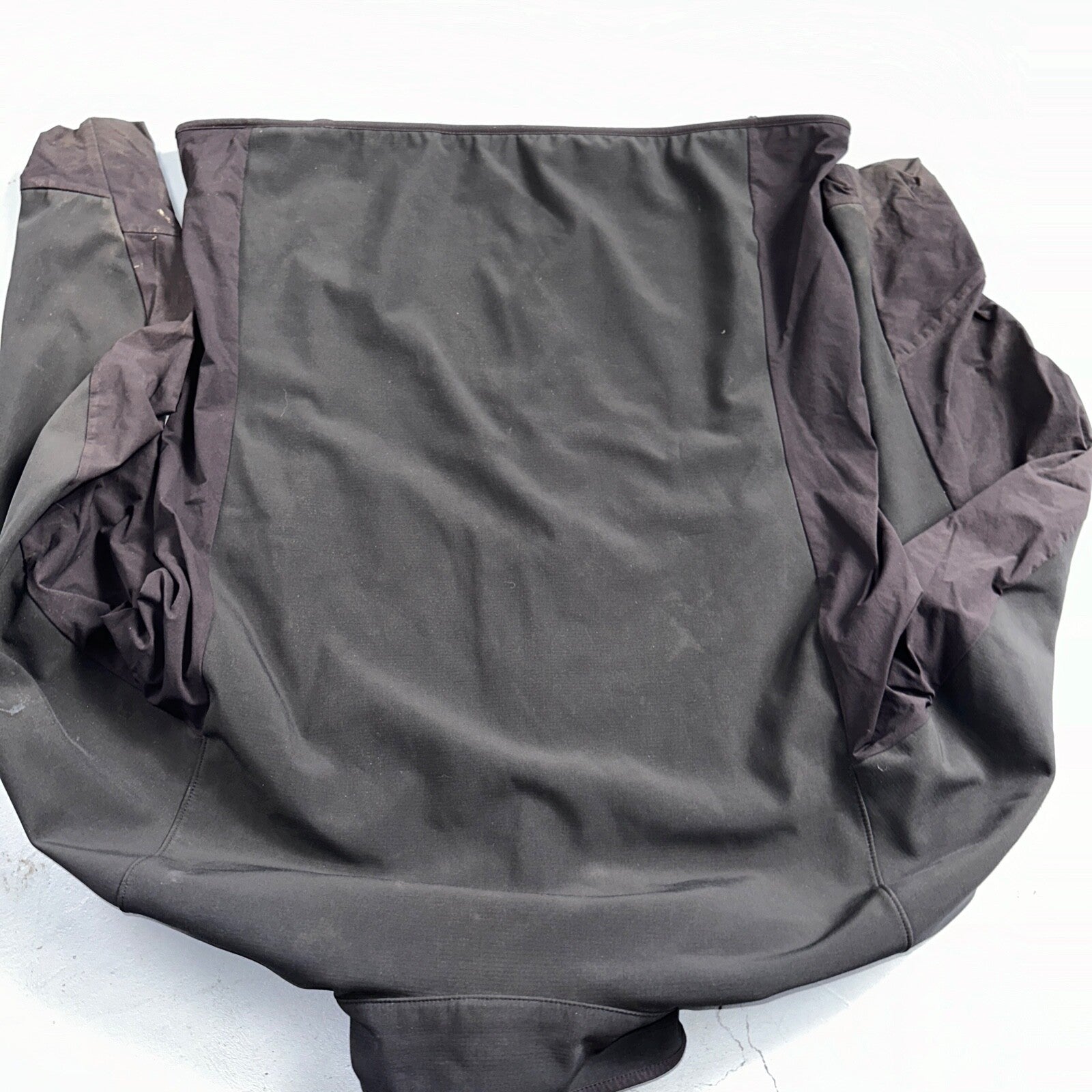 Patagonia Men’s L Black Adze Polartec Hybrid Jacket Coat Company Logo Full Zip