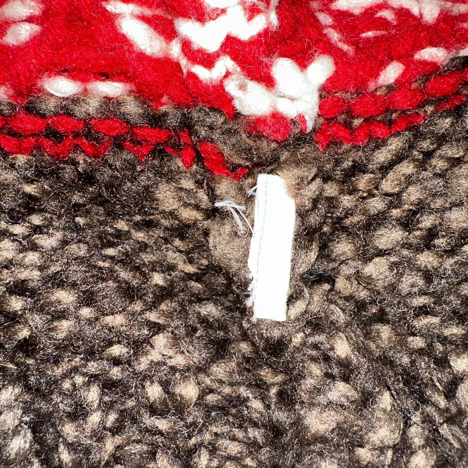 Abercrombie & Fitch VTG Womens Open Front Boho Sweater Cardigan Aztez Small Y2K