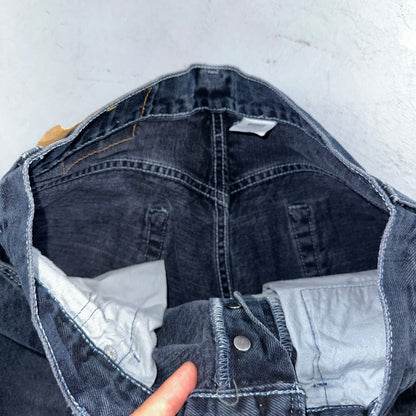 Levis 501 Vintage 90s Mexico Straight Leg Jeans 30x32 Y2K Dark Wash Act 29x31