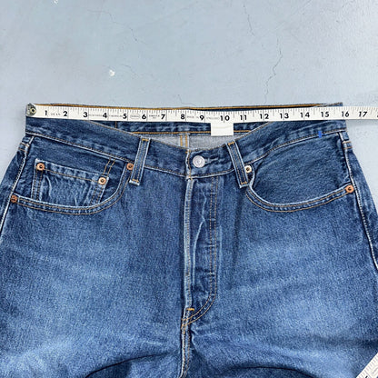Levis 501 Vintage 90s XX Straight Leg Jeans Y2K Med Wash 33x32 Act 32x31