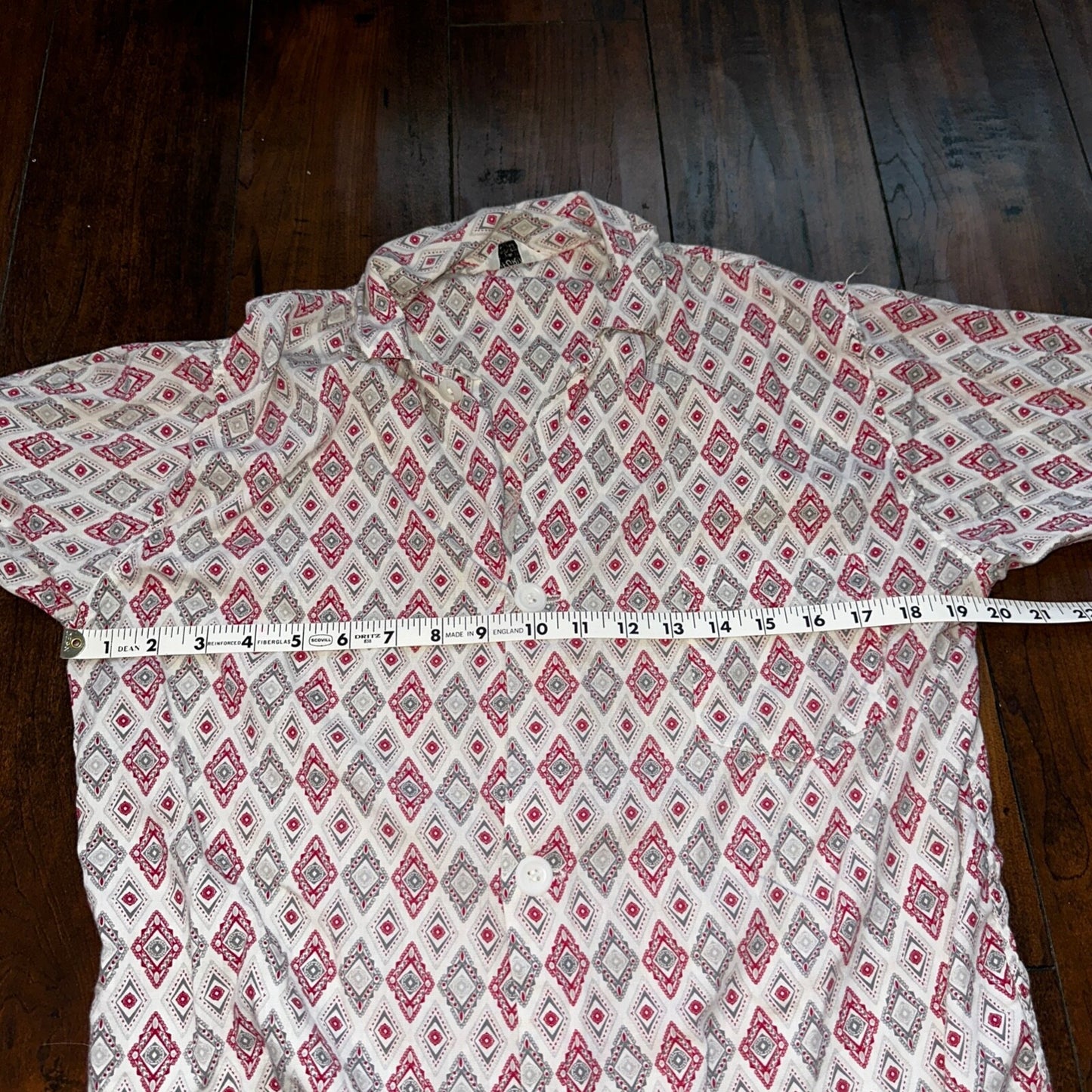 Vintage 50s 60s Tommies Sanforized Sleepwear Pajamas Pair Pants Top Cotton Plaid