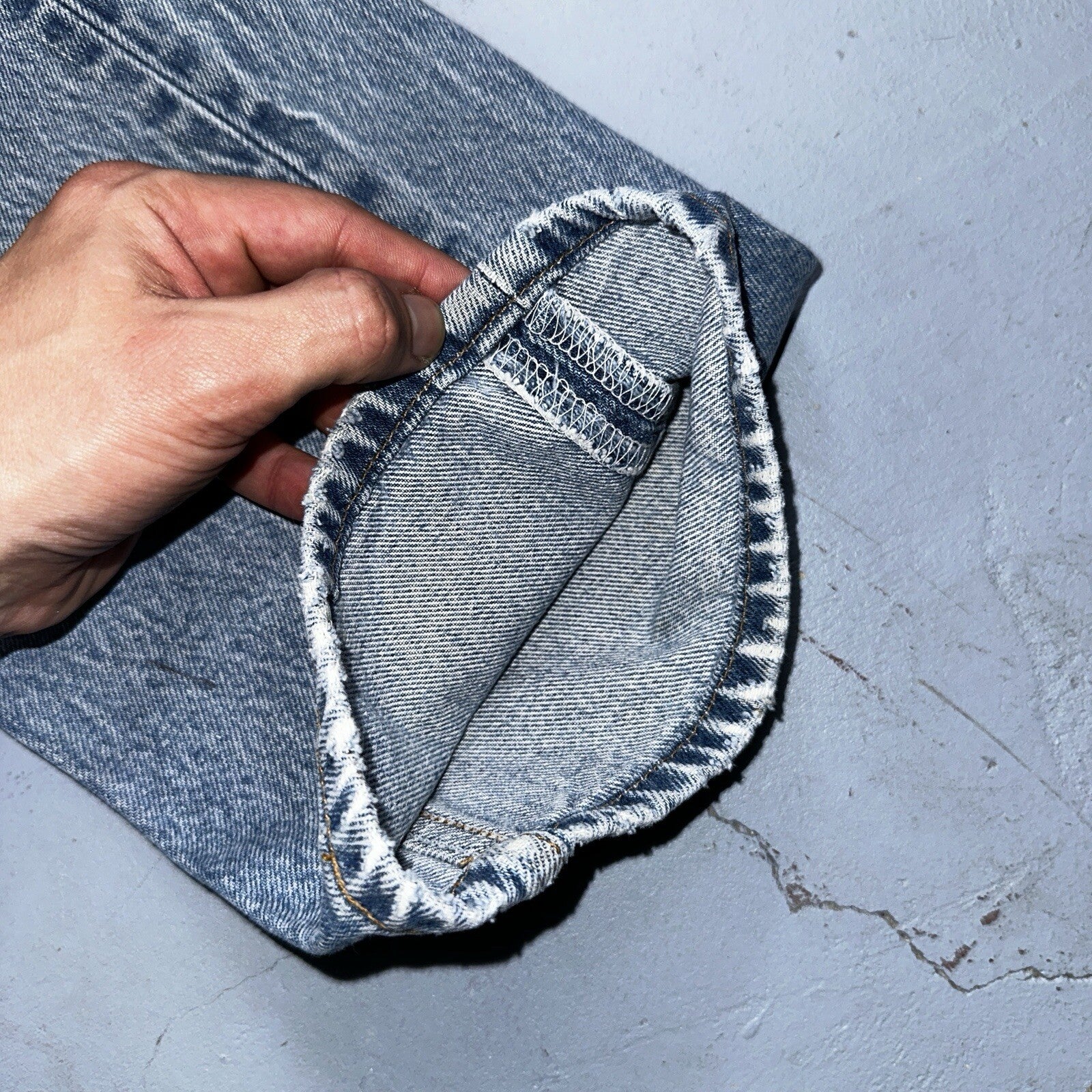 Levis 501 Vintage 90s Mexico Straight Leg Jeans 34x36 Y2K Light Wash Act 31x31