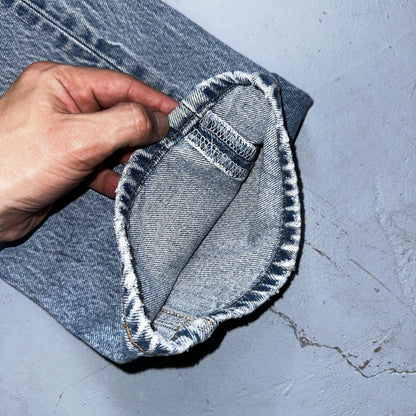 Levis 501 Vintage 90s Mexico Straight Leg Jeans 34x36 Y2K Light Wash Act 31x31