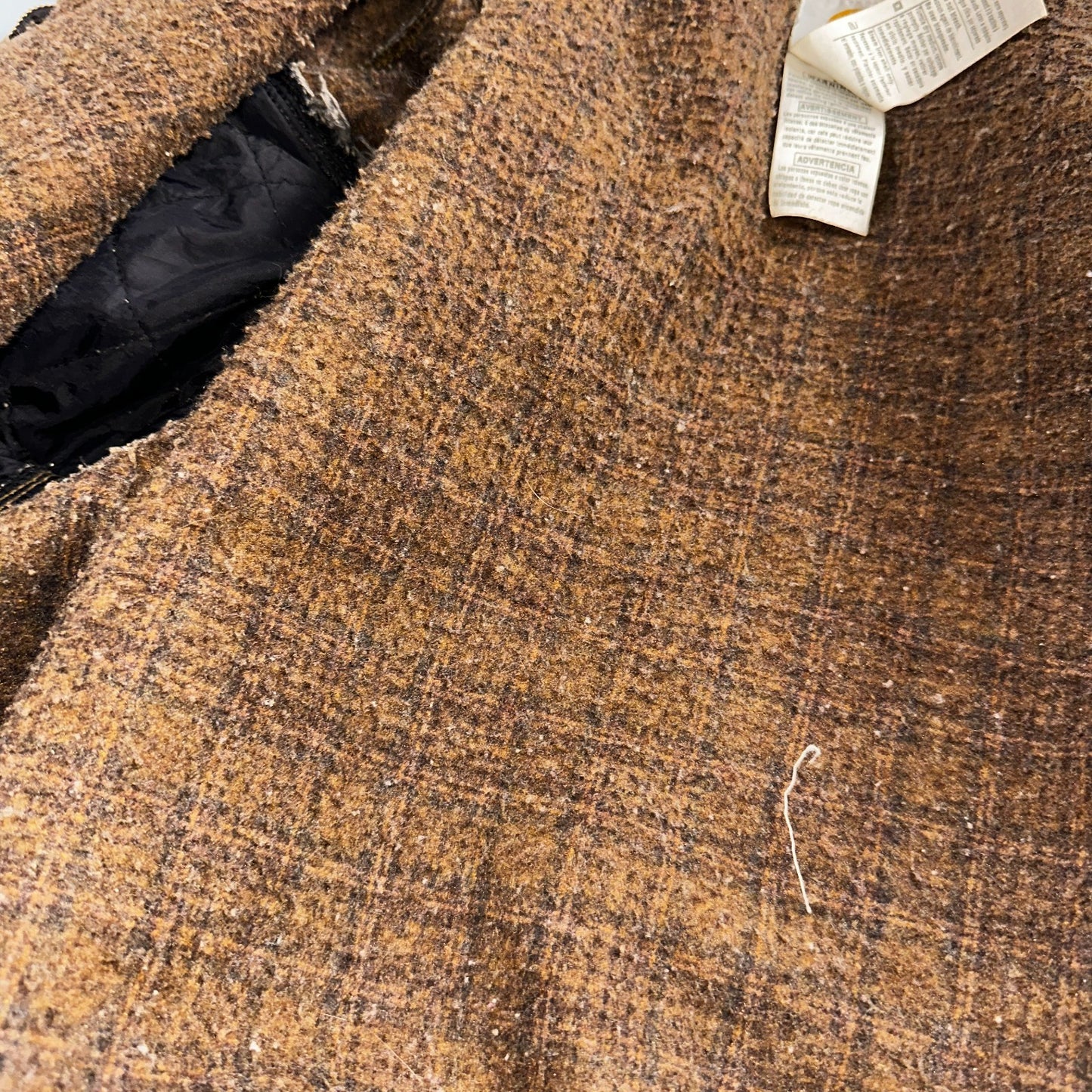 Carhartt VTG Detroit Jacket Men's 2XL Lined Blanket Workwear J97 BLK Thrashed