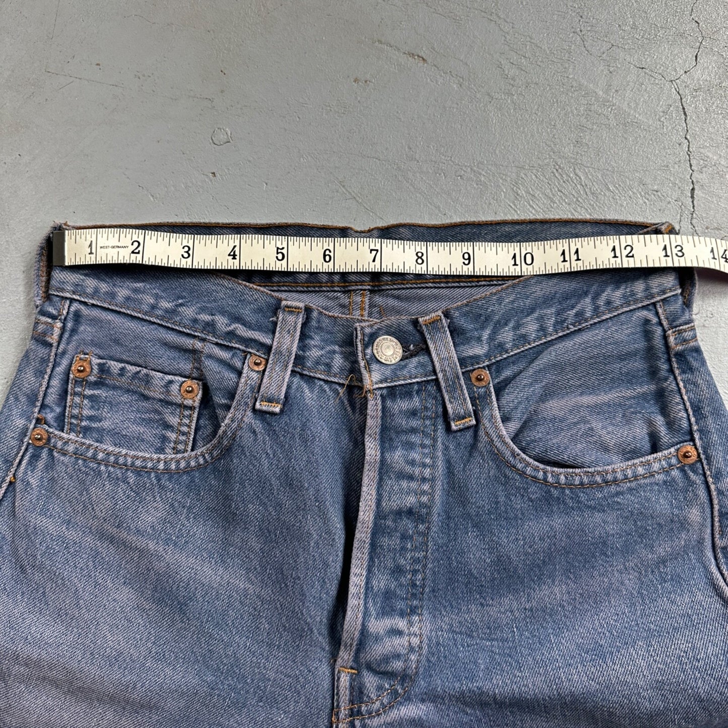 Levis 501 Vintage 80s Redline Selvedge USA XX Jeans Dyed Wash 28x36 Act 26x31