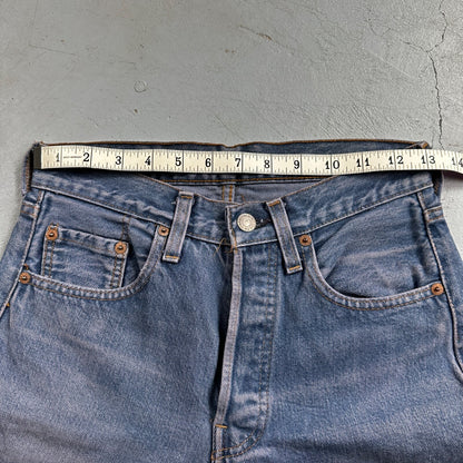 Levis 501 Vintage 80s Redline Selvedge USA XX Jeans Dyed Wash 28x36 Act 26x31