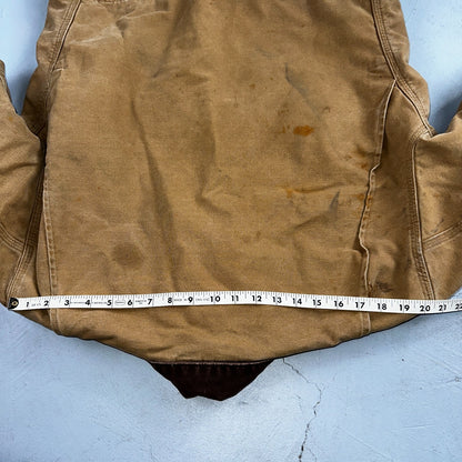 Carhartt VTG Detroit Jacket Men's Large Lined Blanket Workwear J97 CML Thrashed