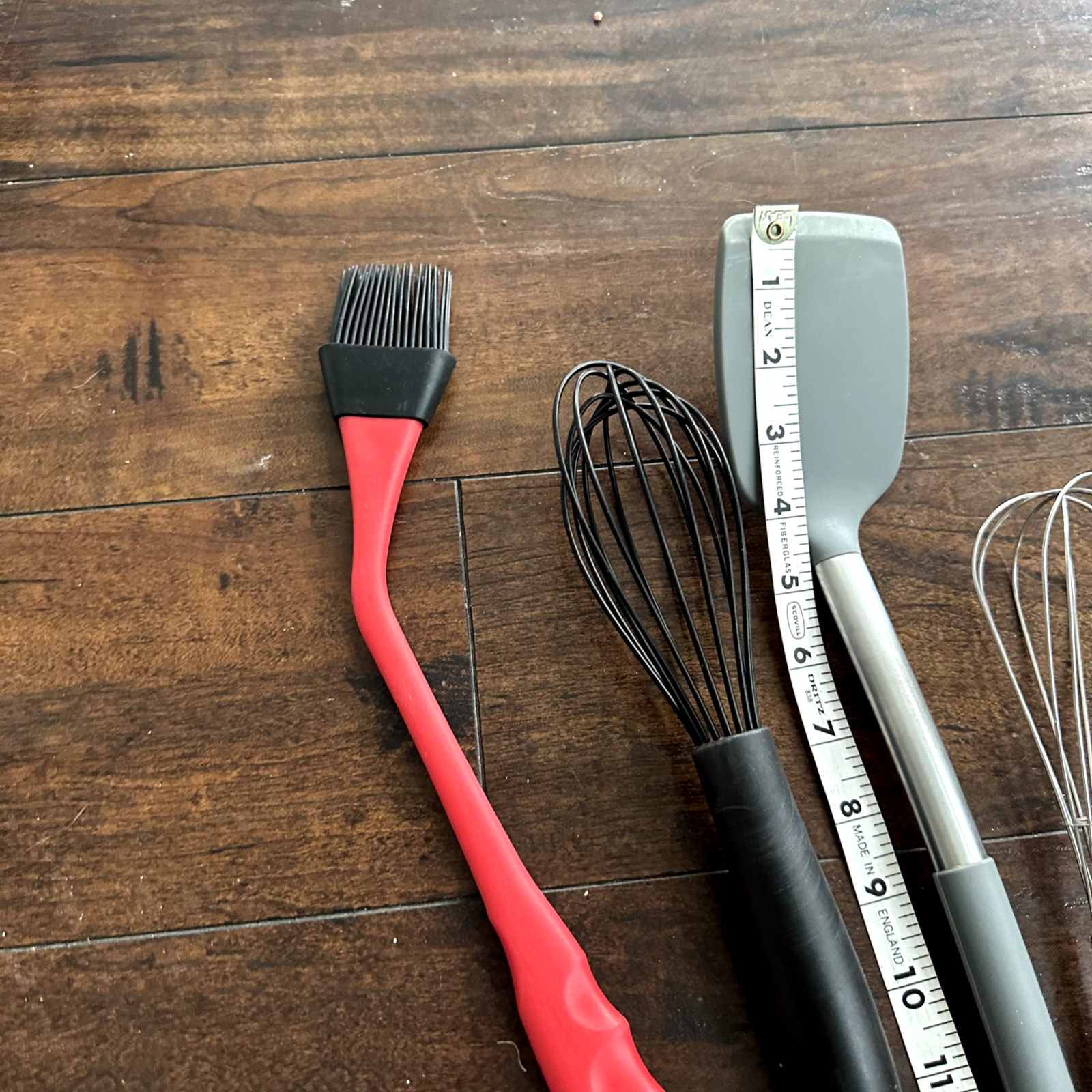 Kitchen Utensils Spatula Rolling Pin Wooden Spoon Mixing Spreading Glaze Lot Set